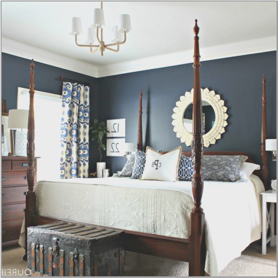 Best Design Navy Blue Bedroom Decorating Ideas