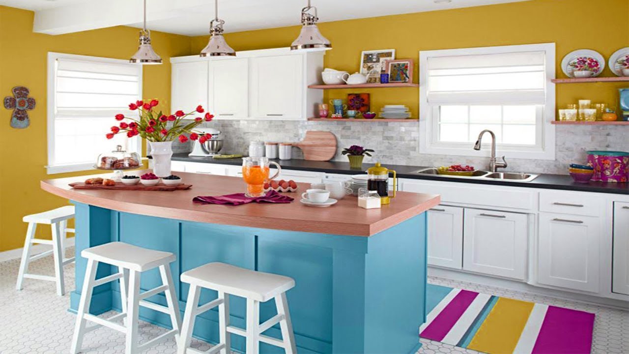 Cute Kitchen Decorating Themes Colorful