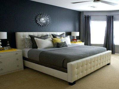 Dark Bedroom Decorating Ideas With Gray Walls