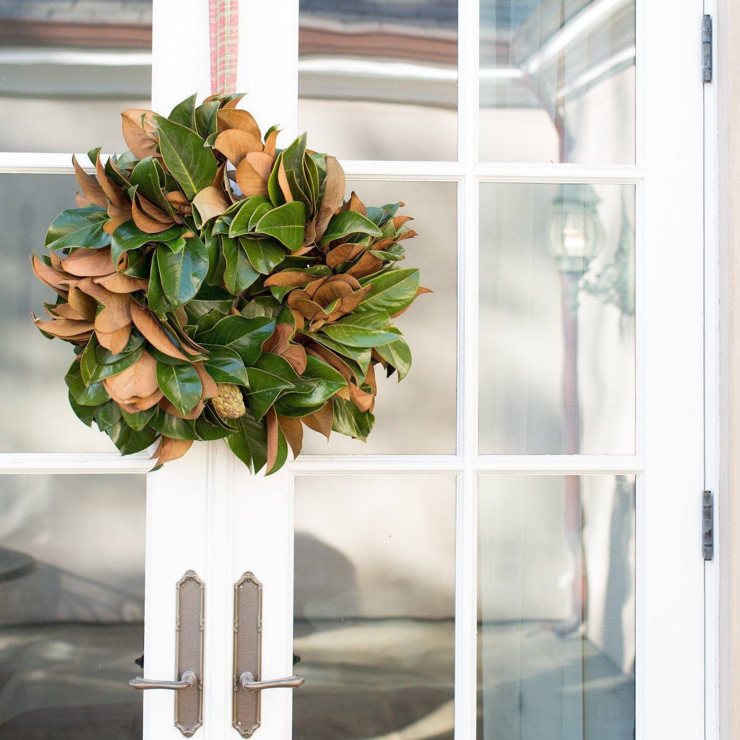Front Door Decor Steals Magnolia Wreath
