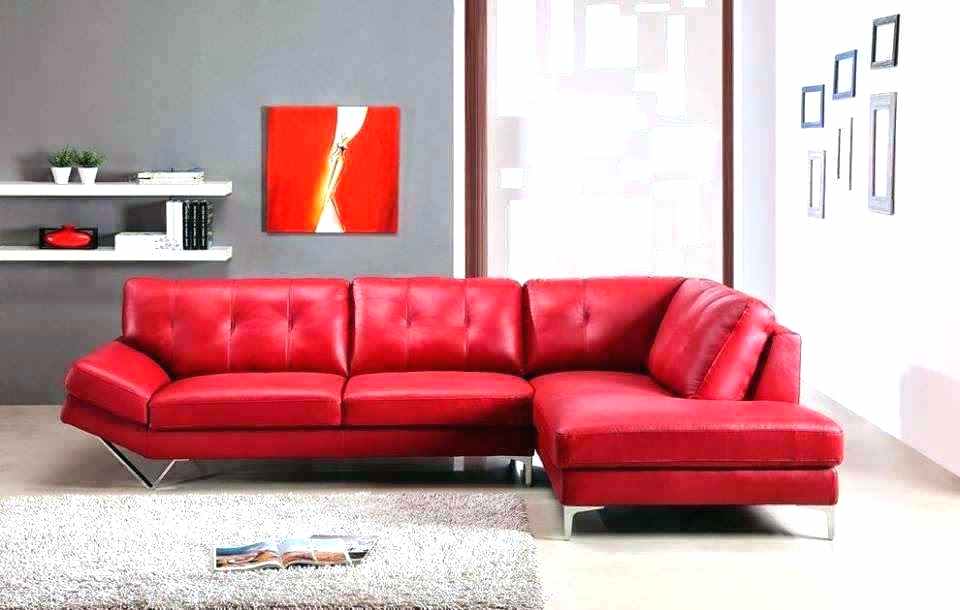 L Red Leather Sofa Decorating Ideas