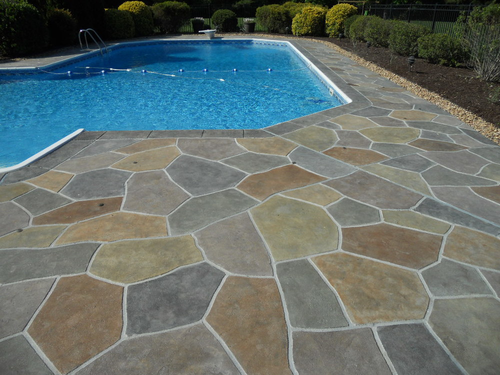 Pool Decorative Concrete Resurfacing