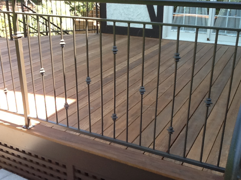 Simple Decorative Deck Railing Panels