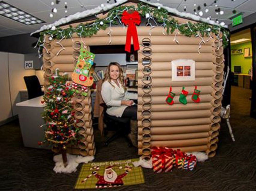 Top Funny Christmas Cubicle Decorating Ideas