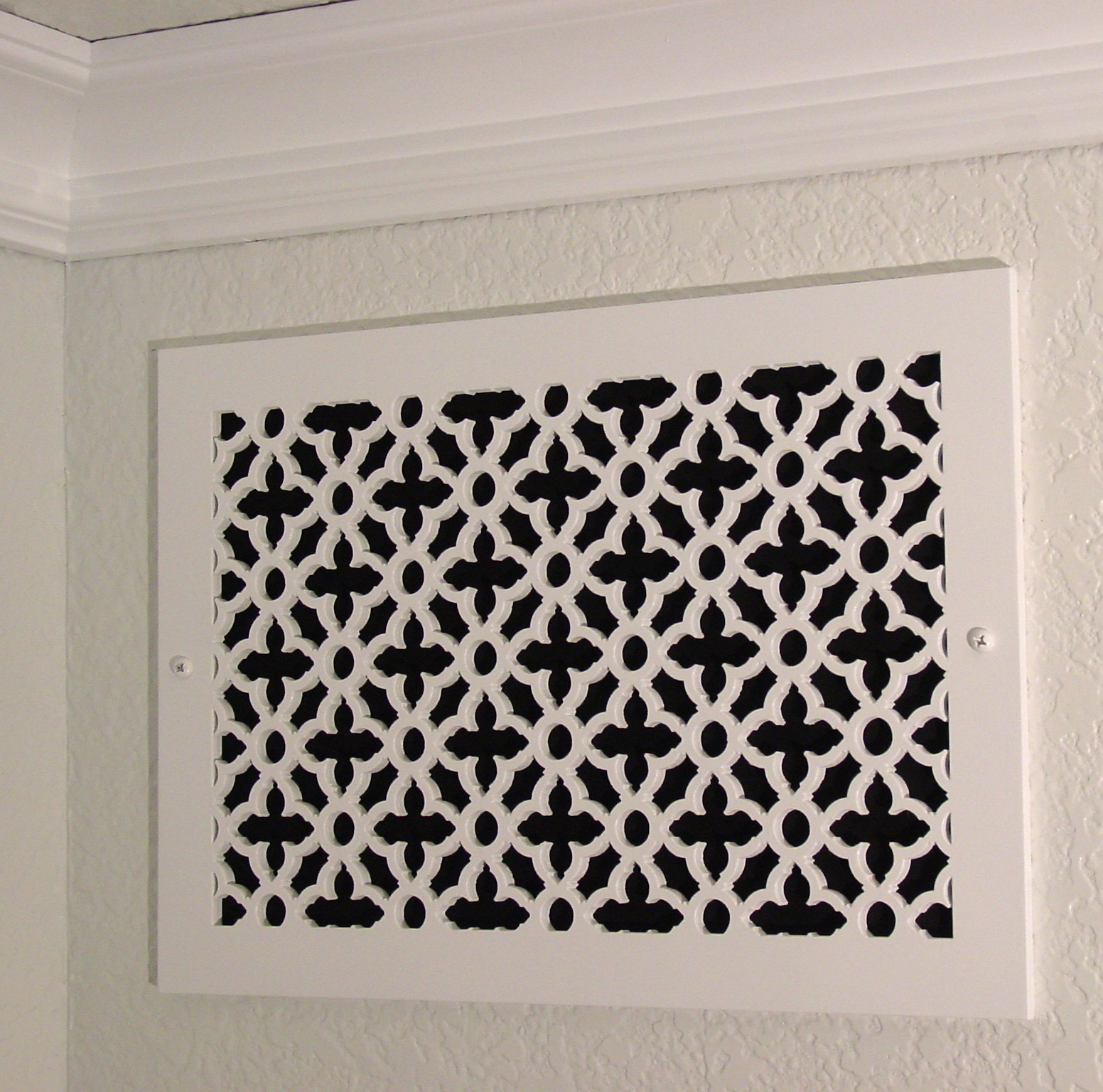 White Decorative Air Vent Covers