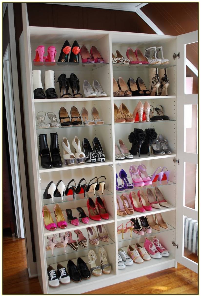 Closet Shelf Shoe Organizer System