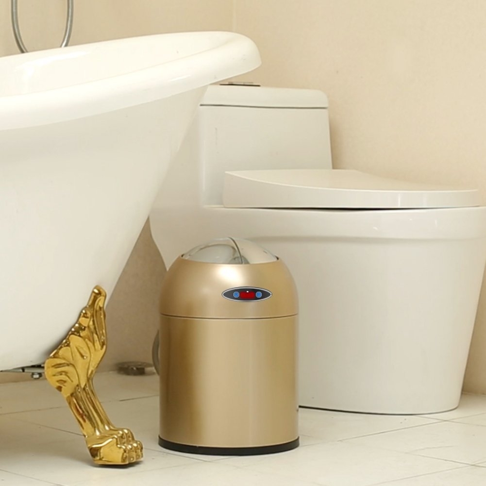 Stainless Steel Trash Can Bathroom