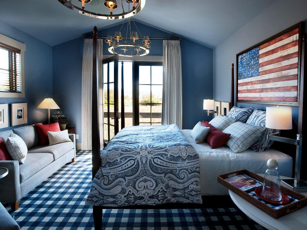 Cute Navy Blue Bedroom Decorating Ideas