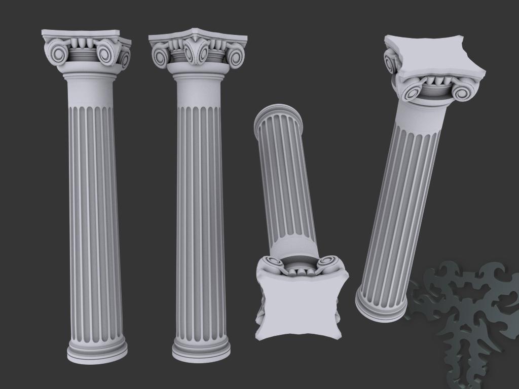 Lovely Decorative Column Caps