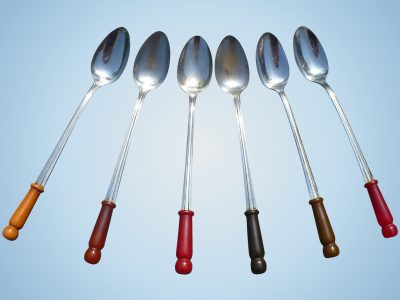Colored Handle Ice Tea Spoons