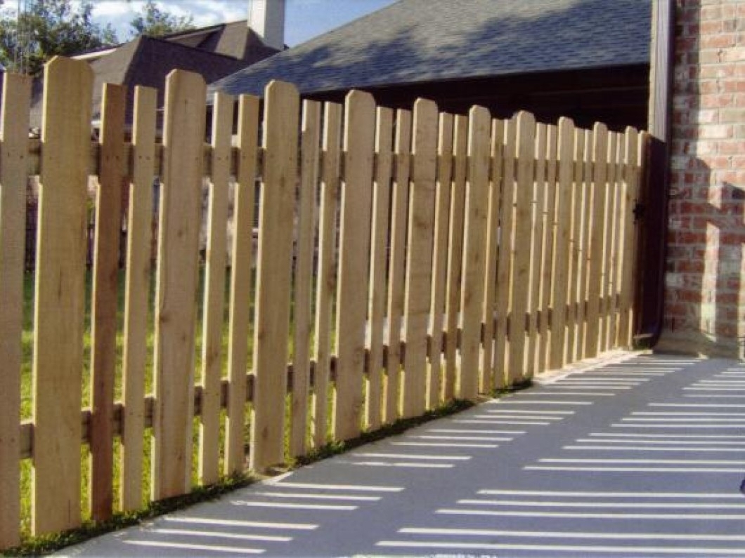 Cedar Picket Fence Gate