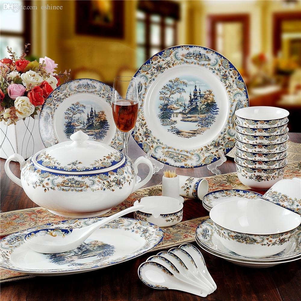 French Porcelain Dinnerware Sets