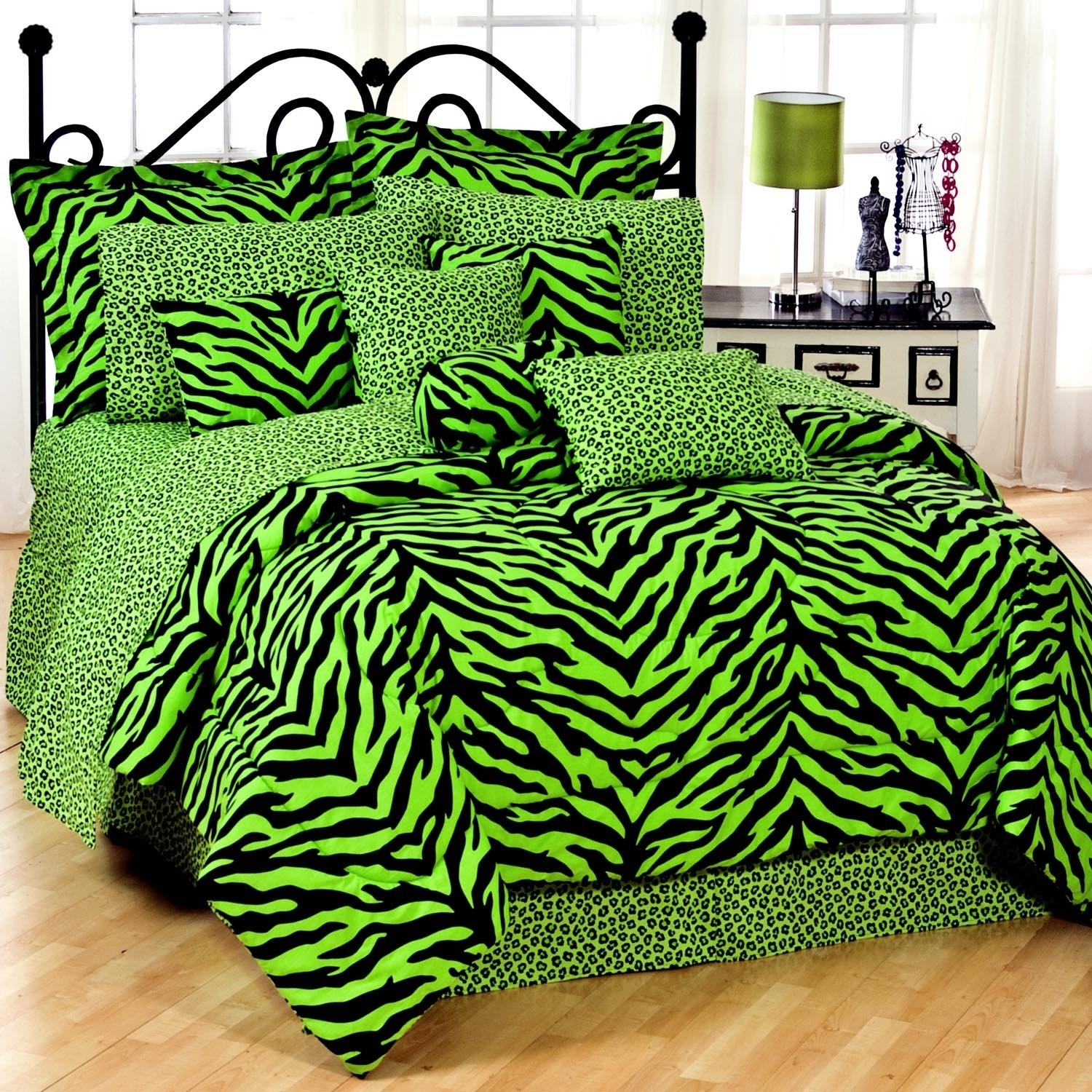 Lime Green King Sheets