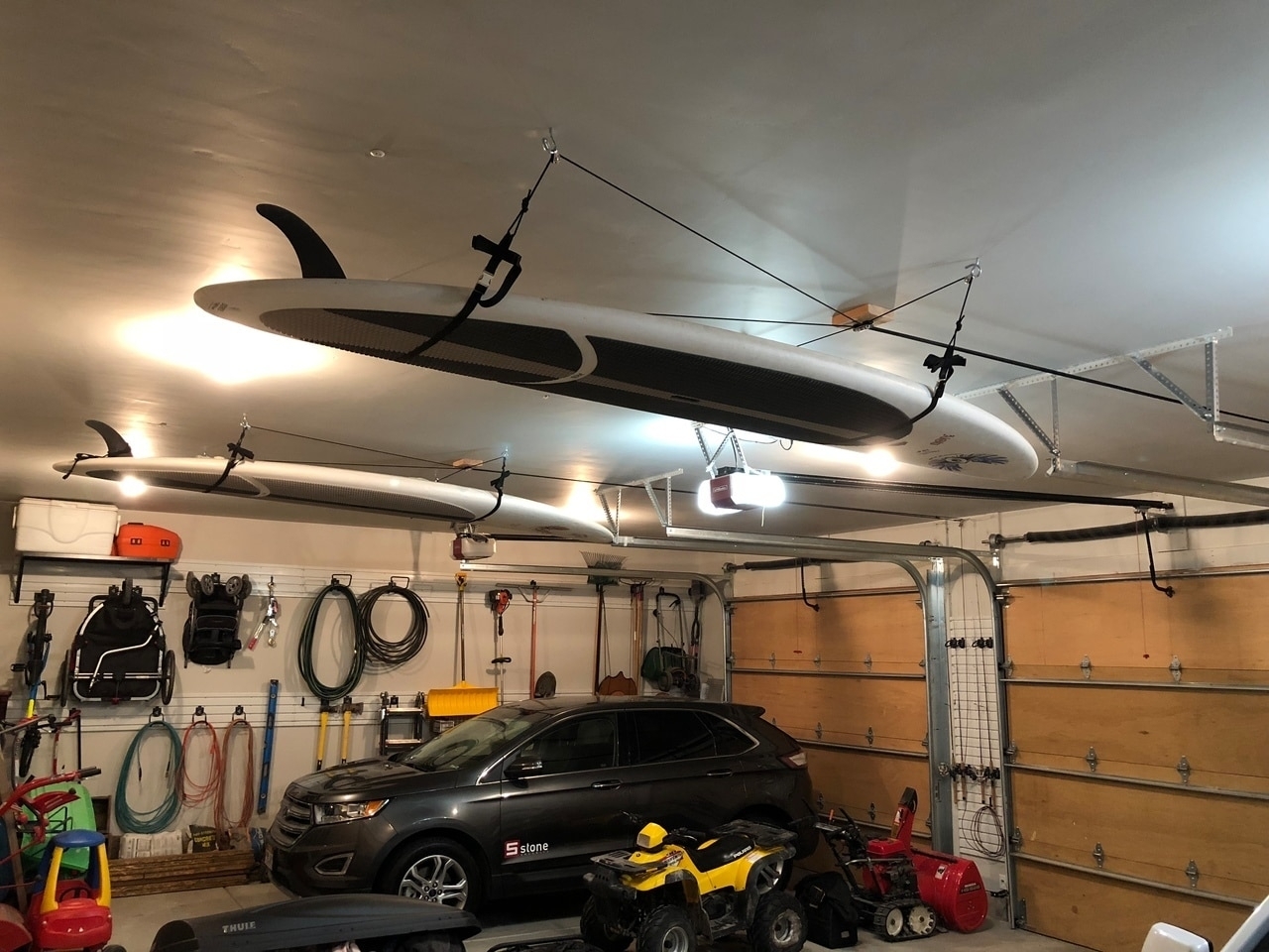 Pulley Lift System Garage