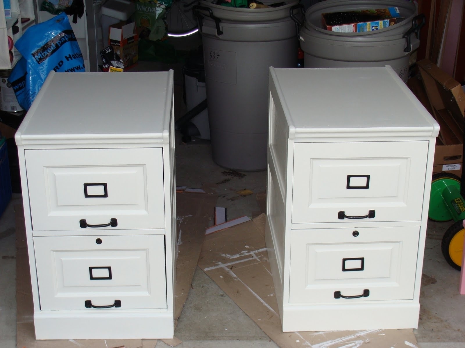 Sandusky White Lateral File Cabinet