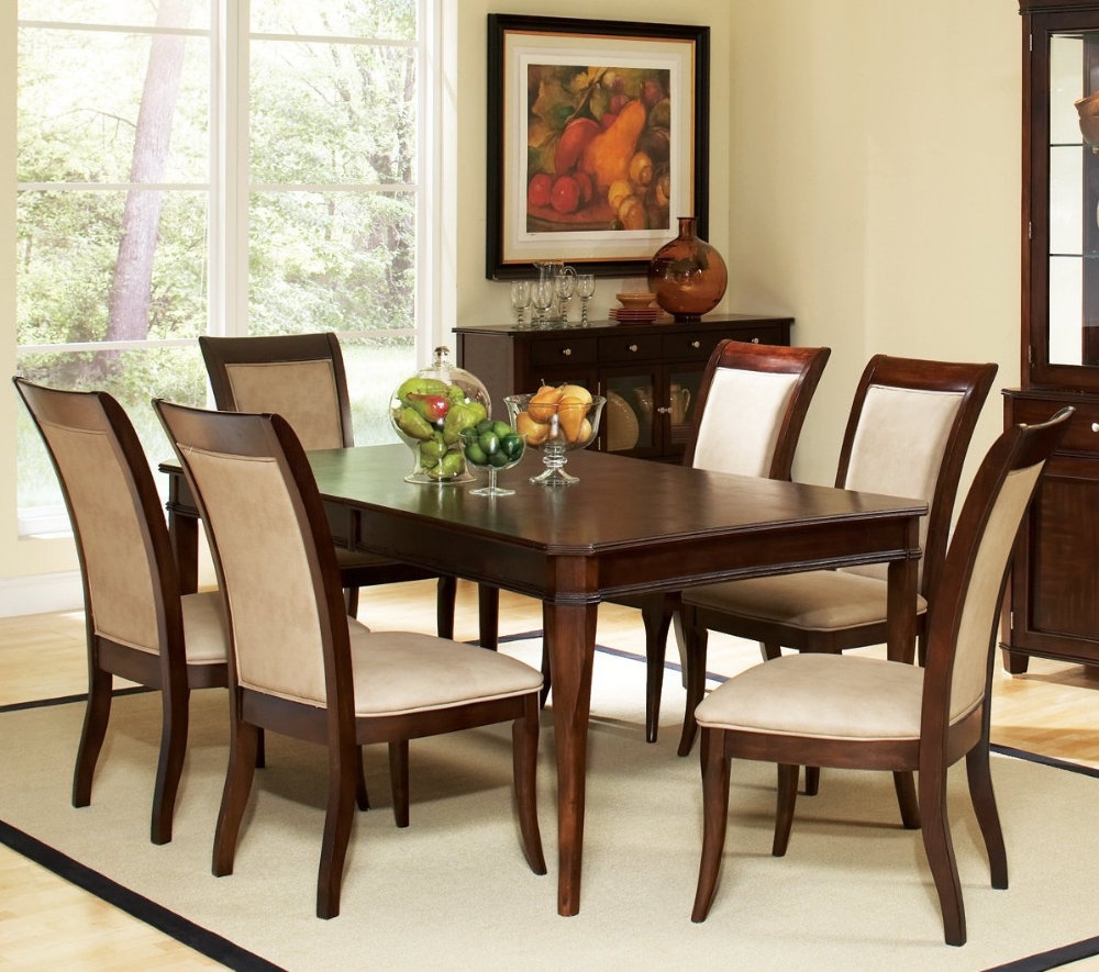 7 Piece Wooden Dining Room Sets