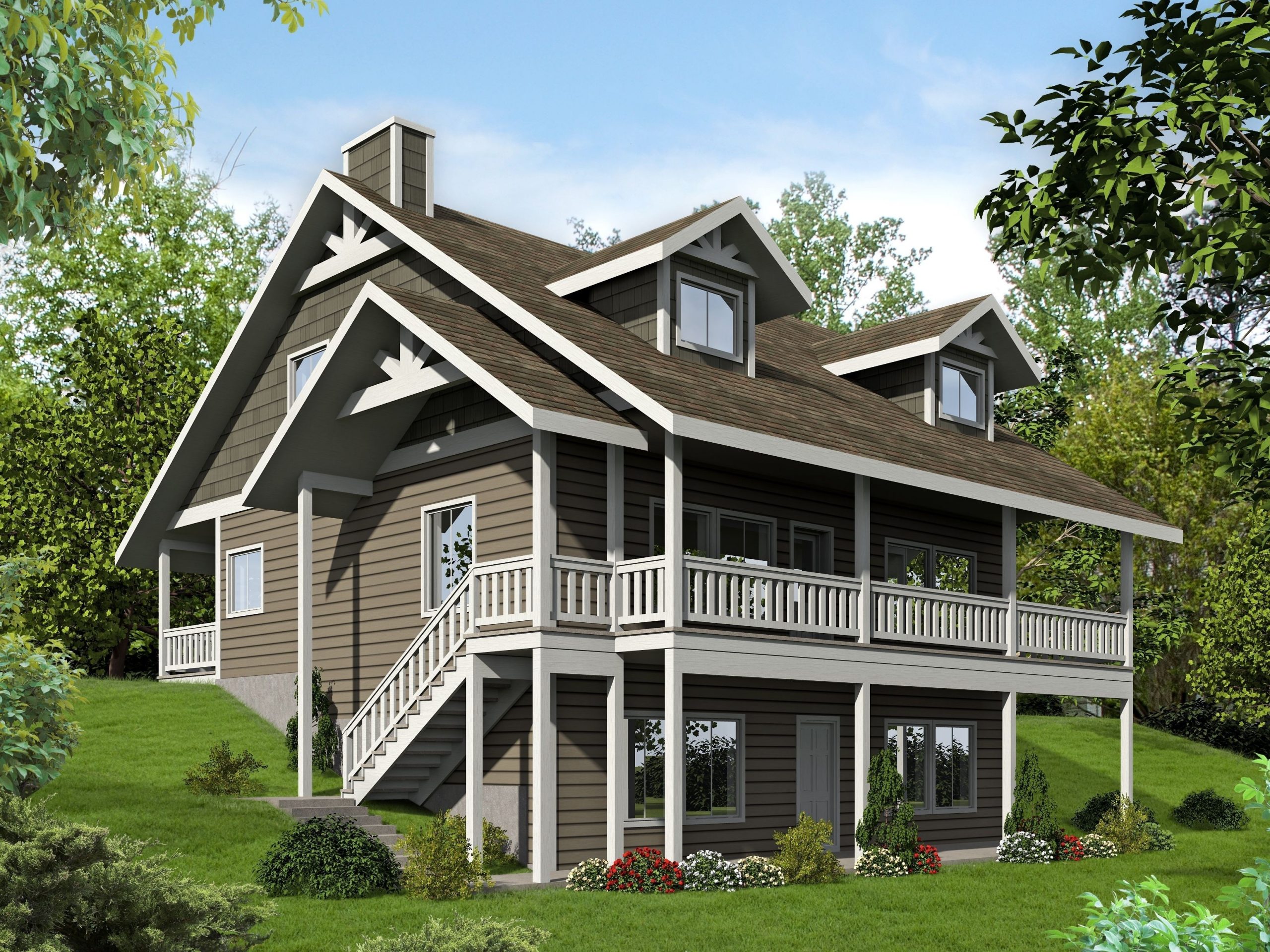 Cottage And Lakefront Home Plans A Frames