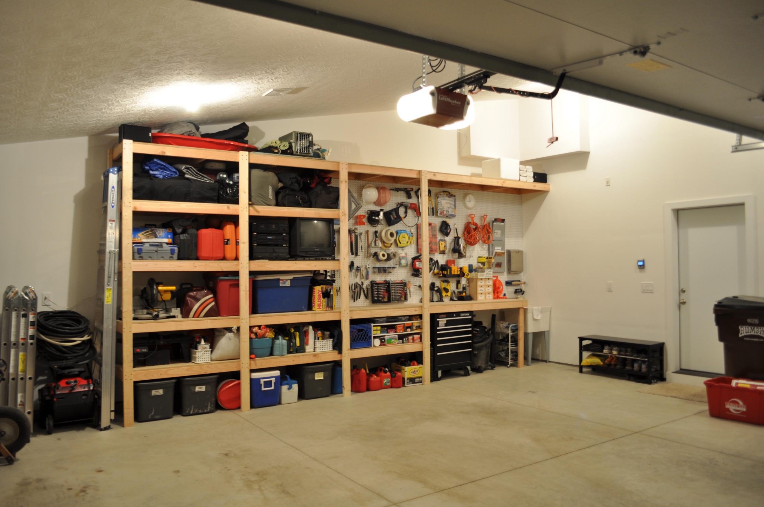 Garage Cabinet With Shelf Ideas