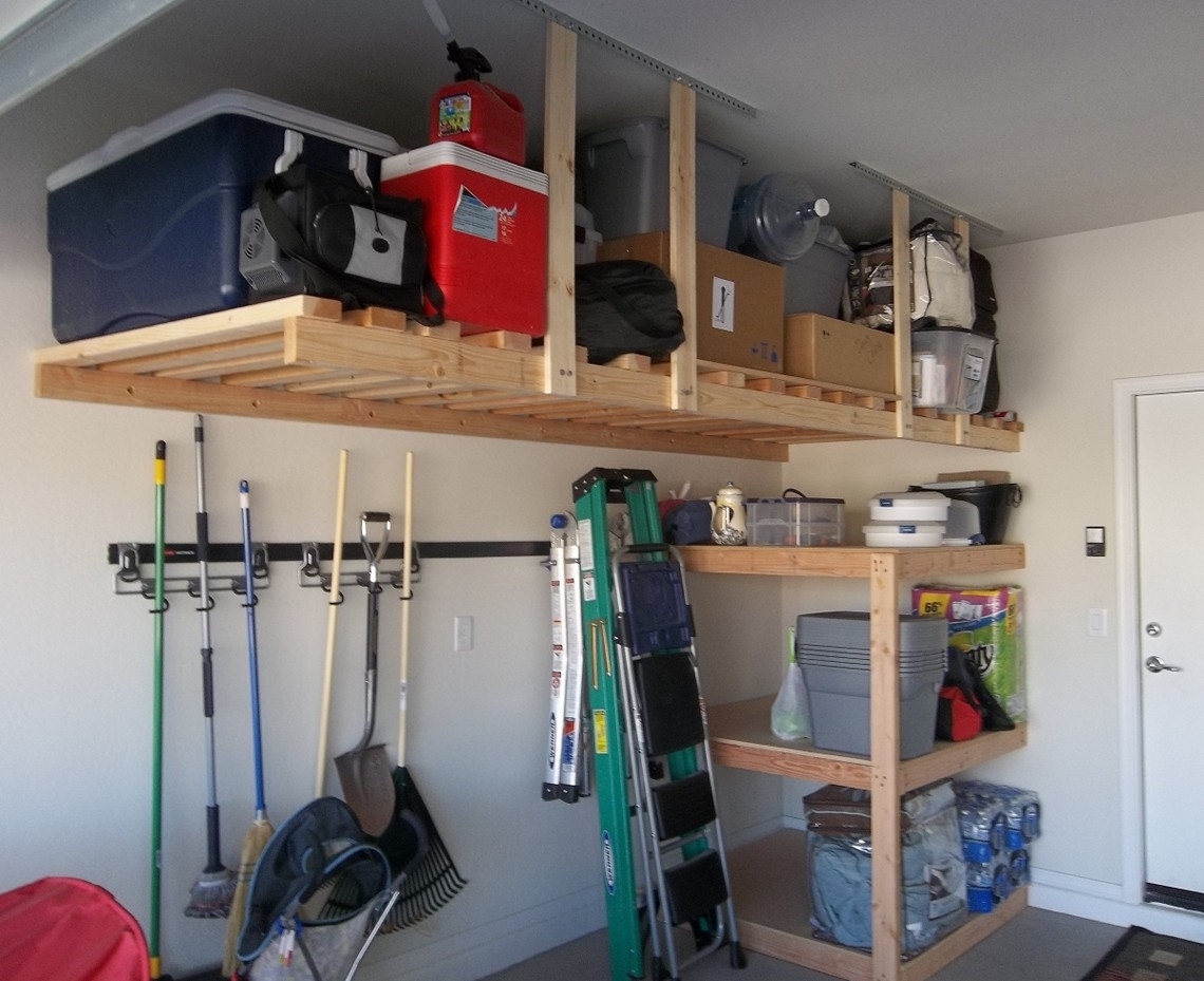 Garage Flooring Ideas With Shelf