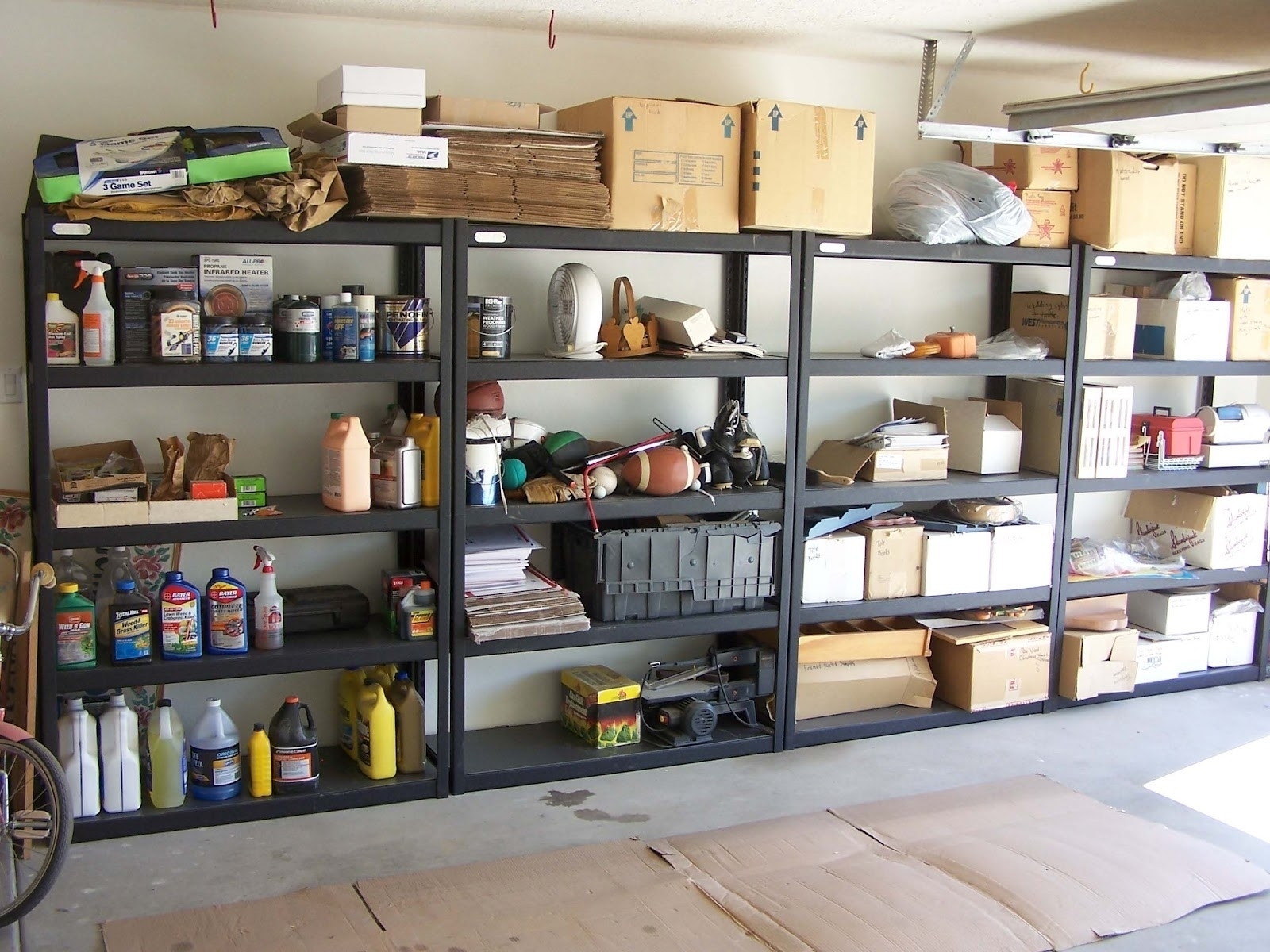 Garage With Shelf Paint Ideas