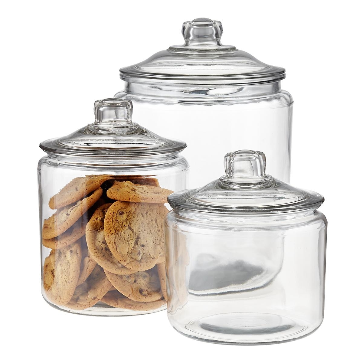 Glass Cookie Jar With Lid