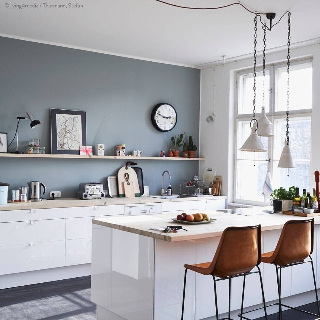 Grey Warm Kitchen Wall Colors