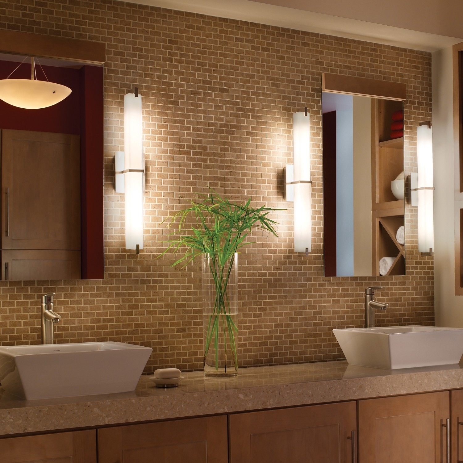 Modern Bathroom Vanity Lights — Madison Art Center Design