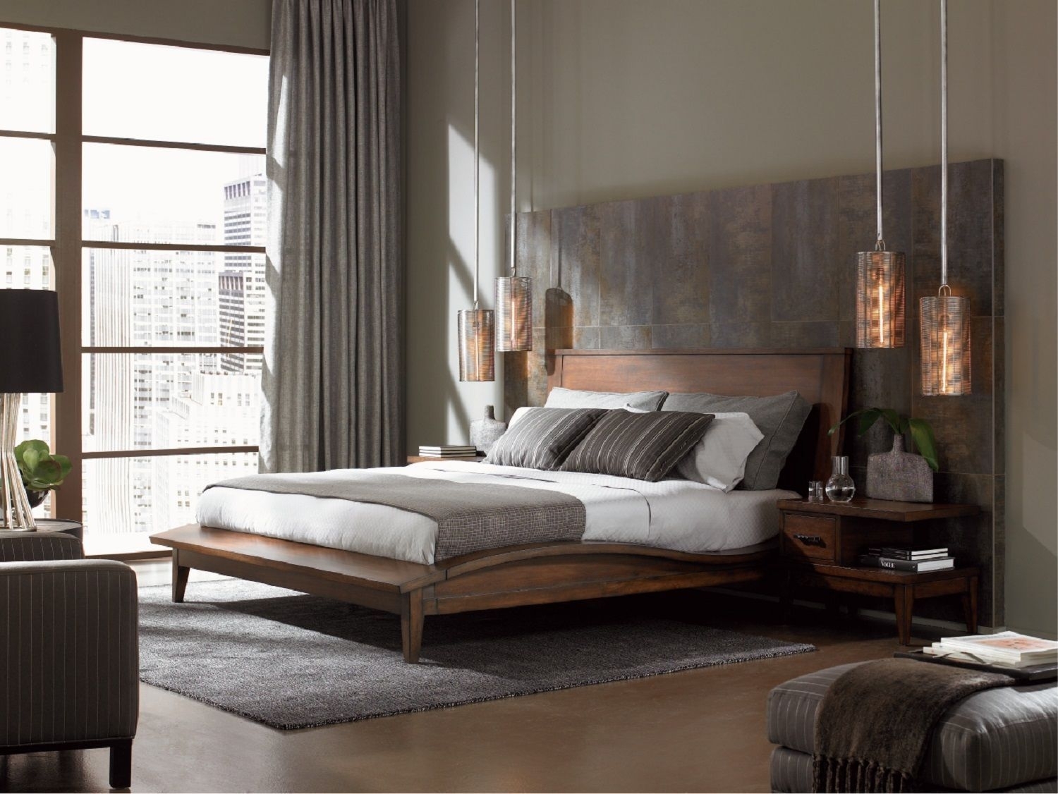 Mid Century Modern King Bed Frame