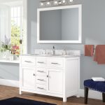 Mirrored Bathroom Vanity Cabinet