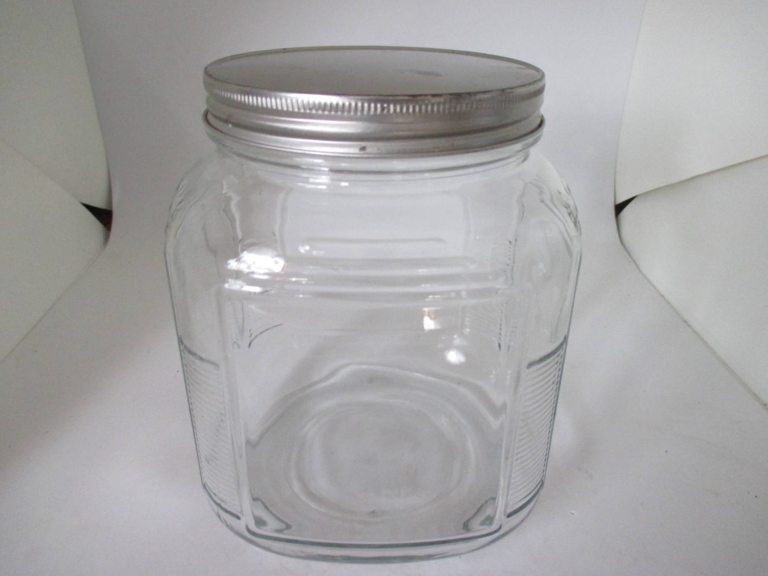 Pioneer Woman Glass Cookie Jar