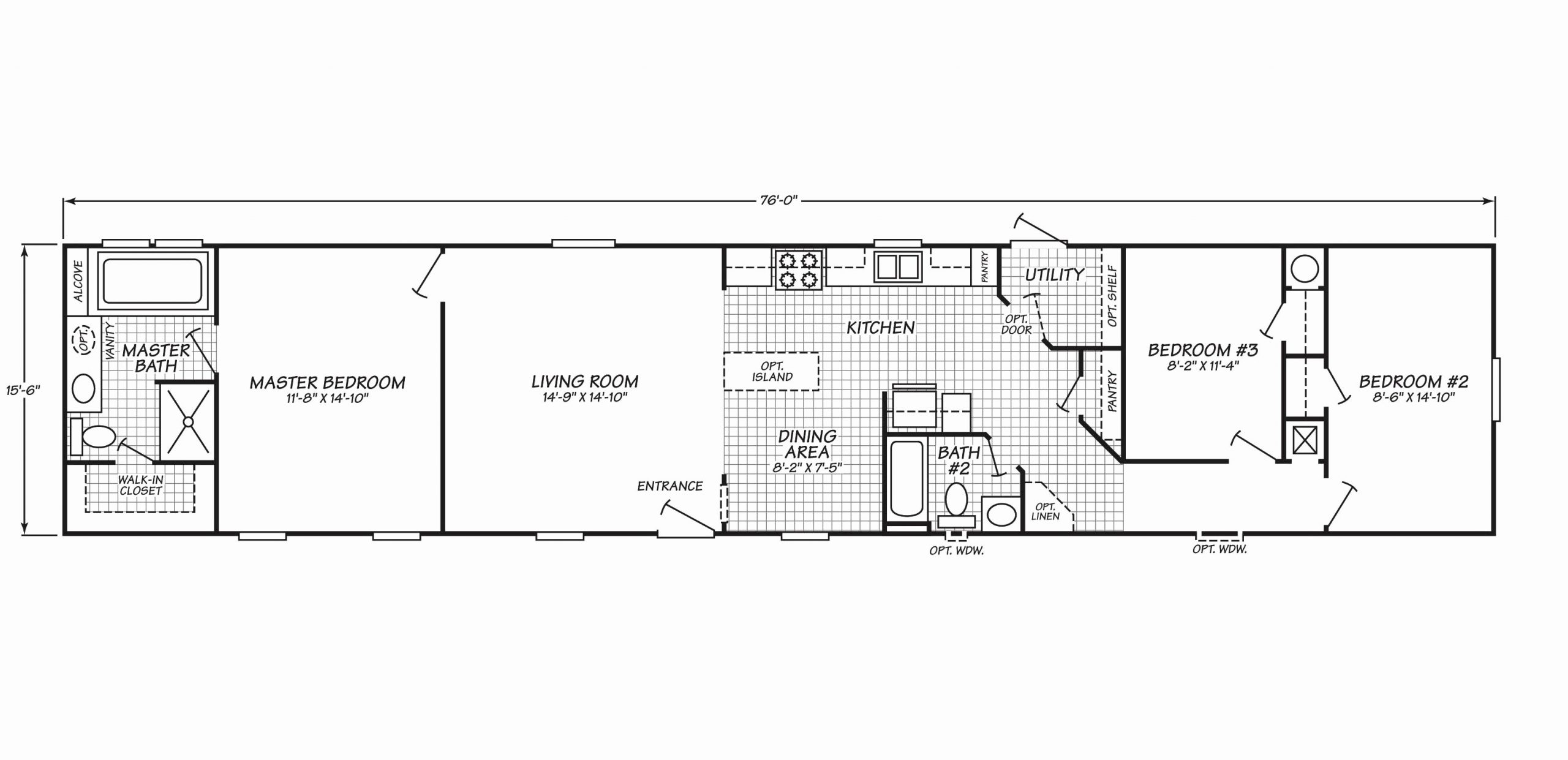 Single Wide Mobile Home Floor Plans And Pictures