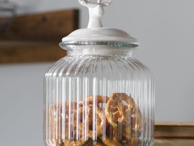 Small Glass Cookie Jar