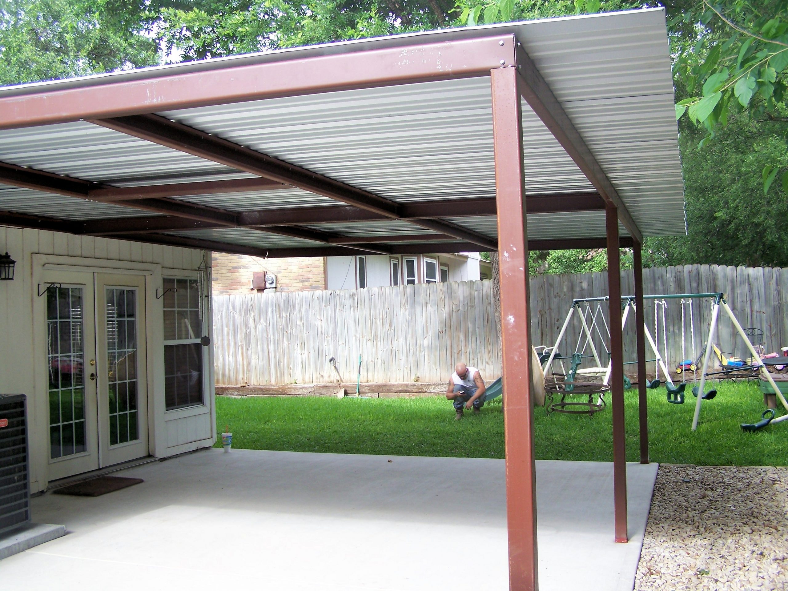 Attached Steel Patio Cover