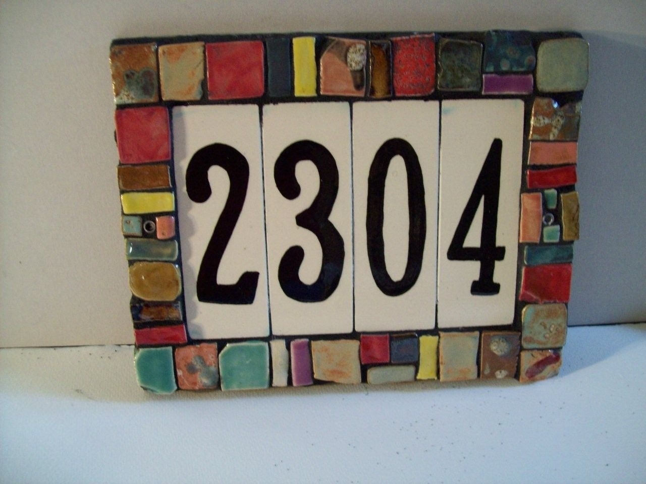 Ceramic House Numbers Tiles