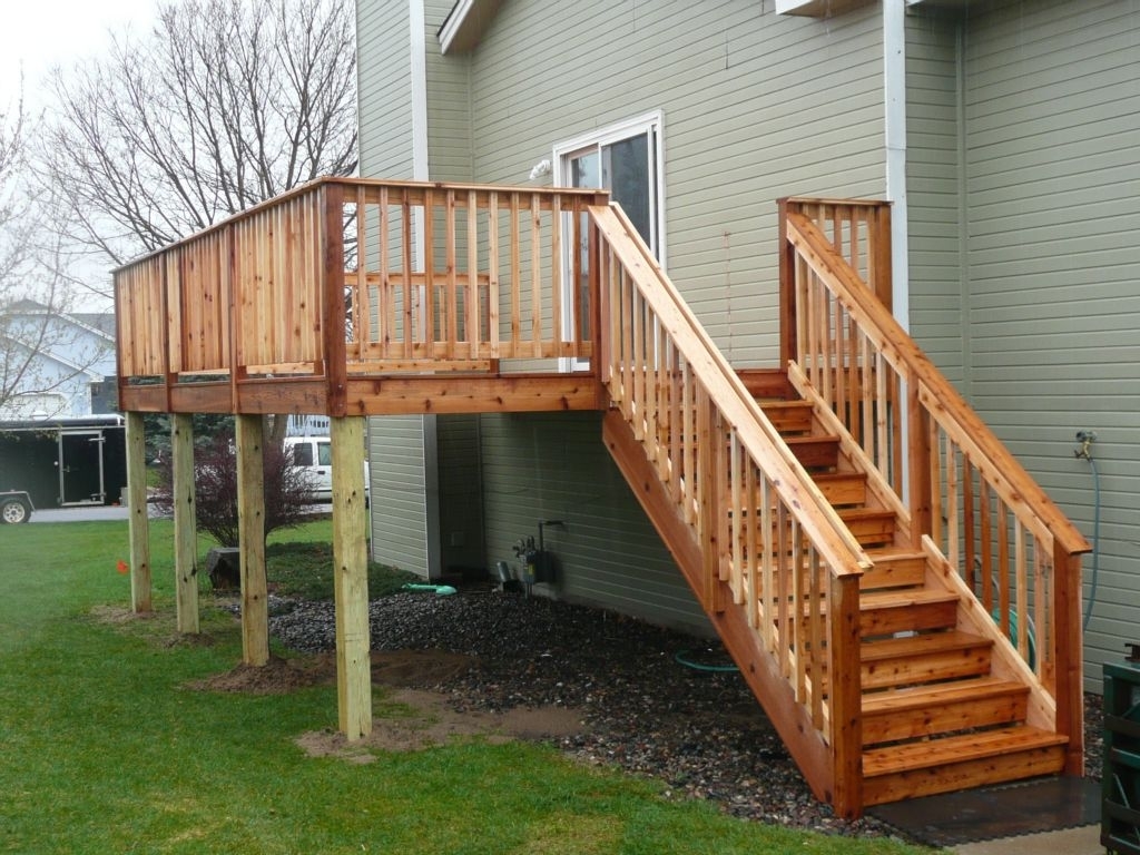Deck Stair Railing Attachment