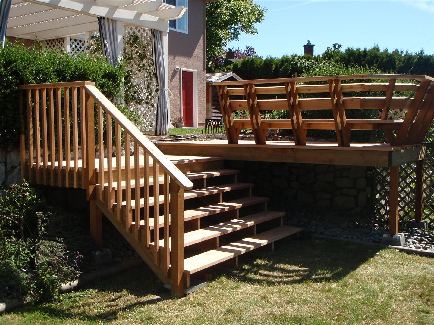 Deck Stair Railing Design