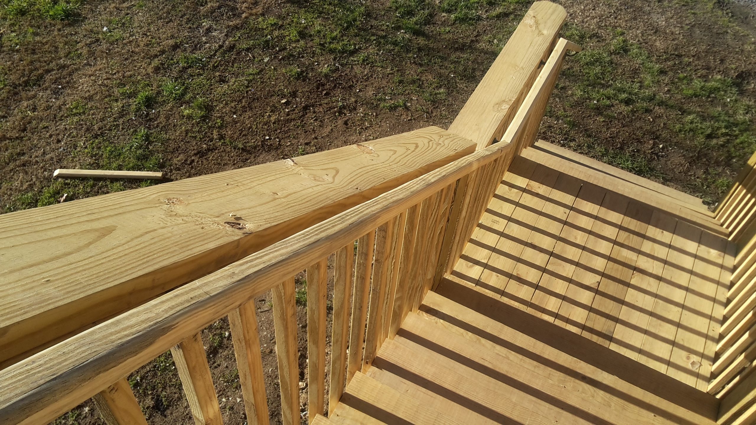 Deck Stair Railing Dimensions