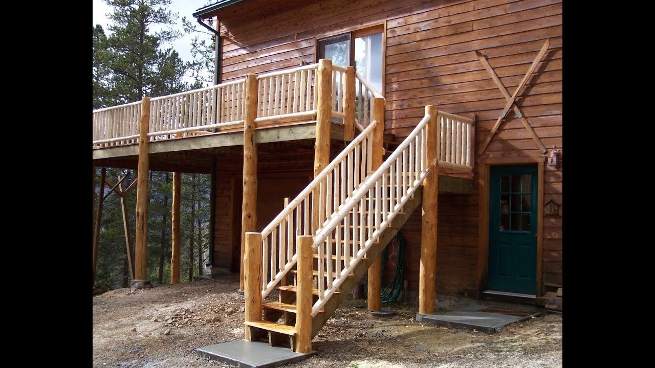 Deck Stair Railing Post Attachment