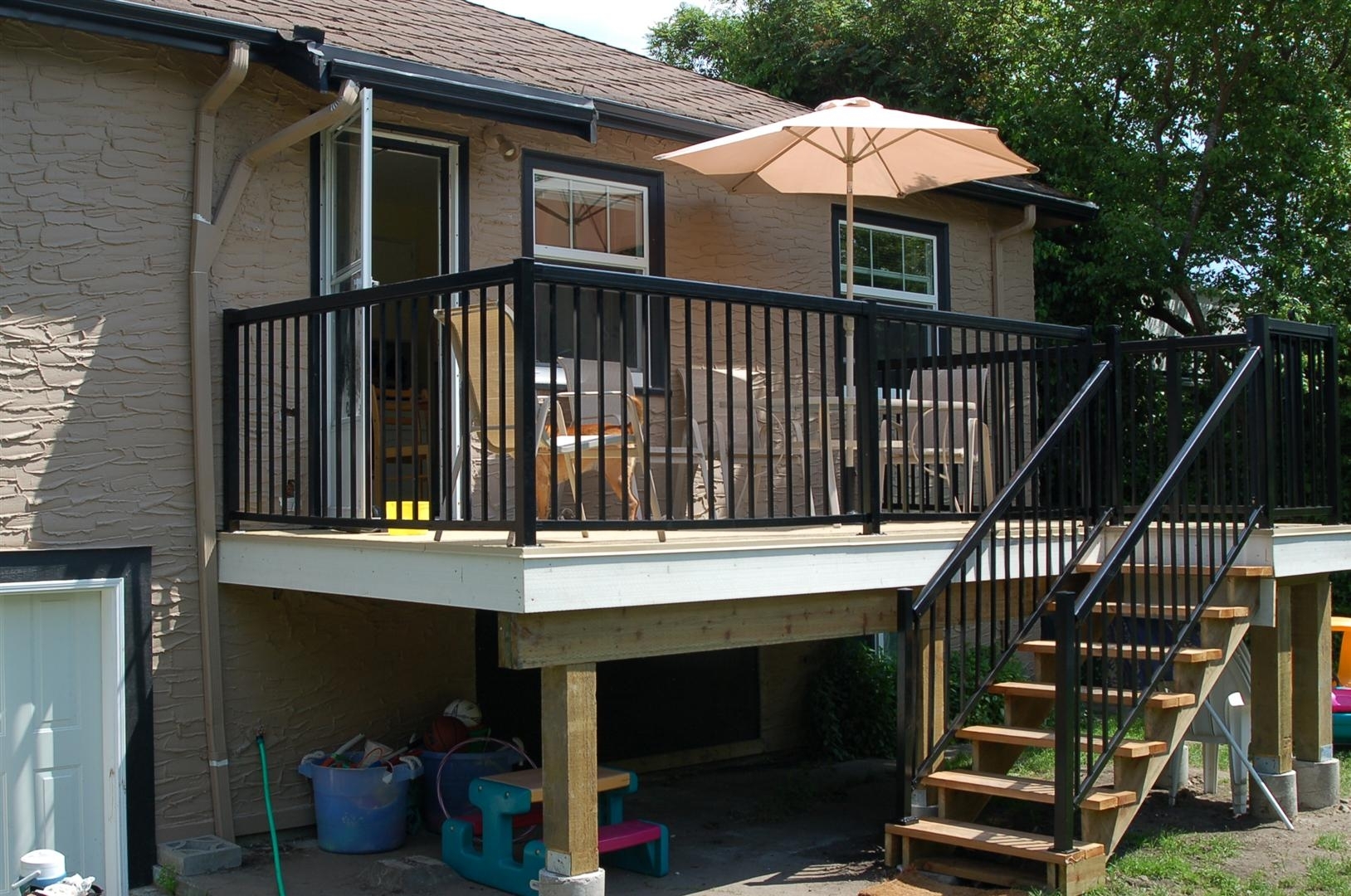 Deck Steps And Railing