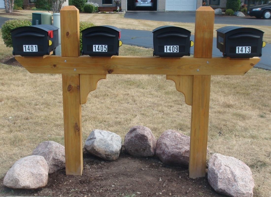 Mailbox Post Address Plaque