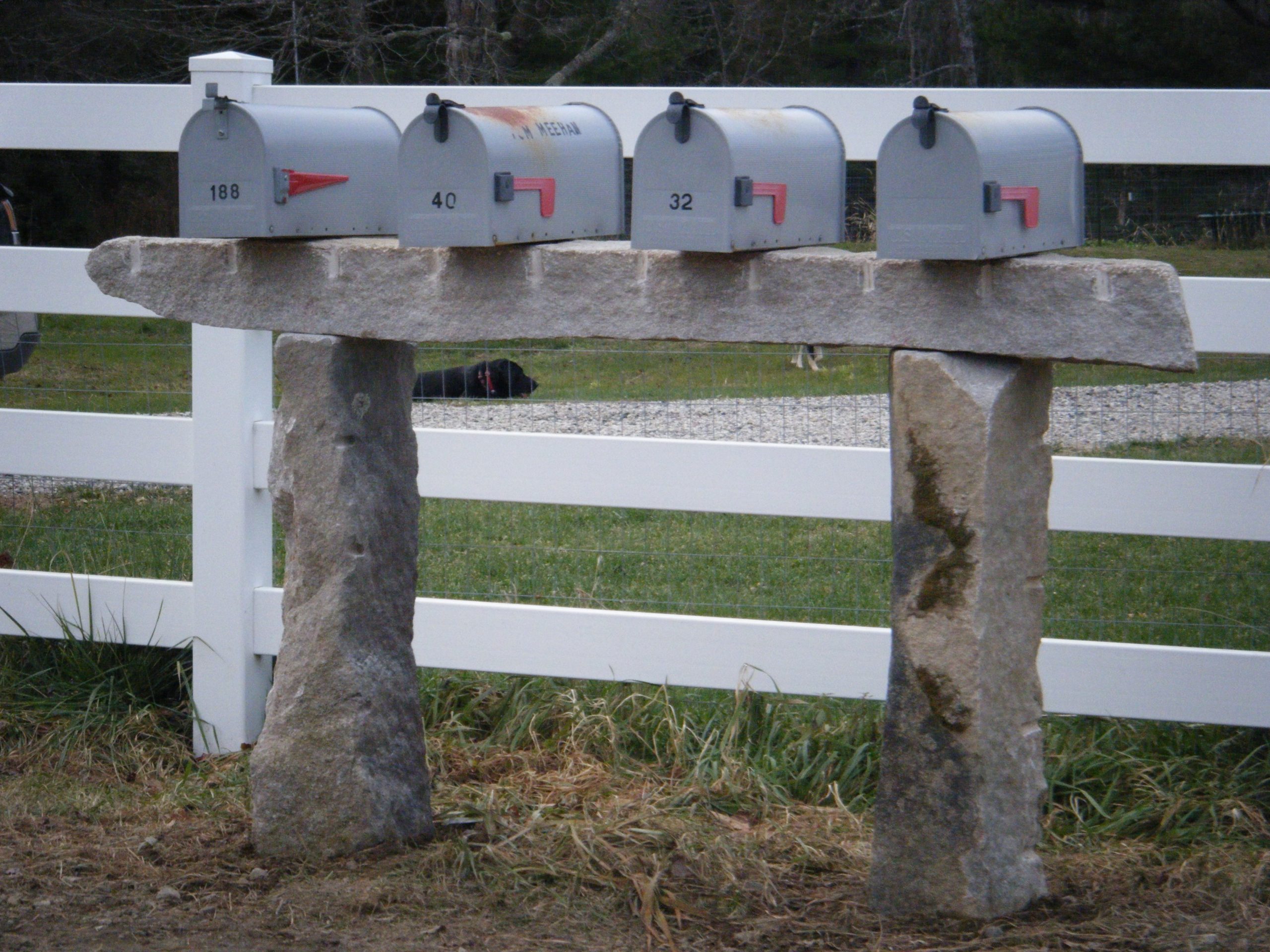 Mailbox Post Multi Unit