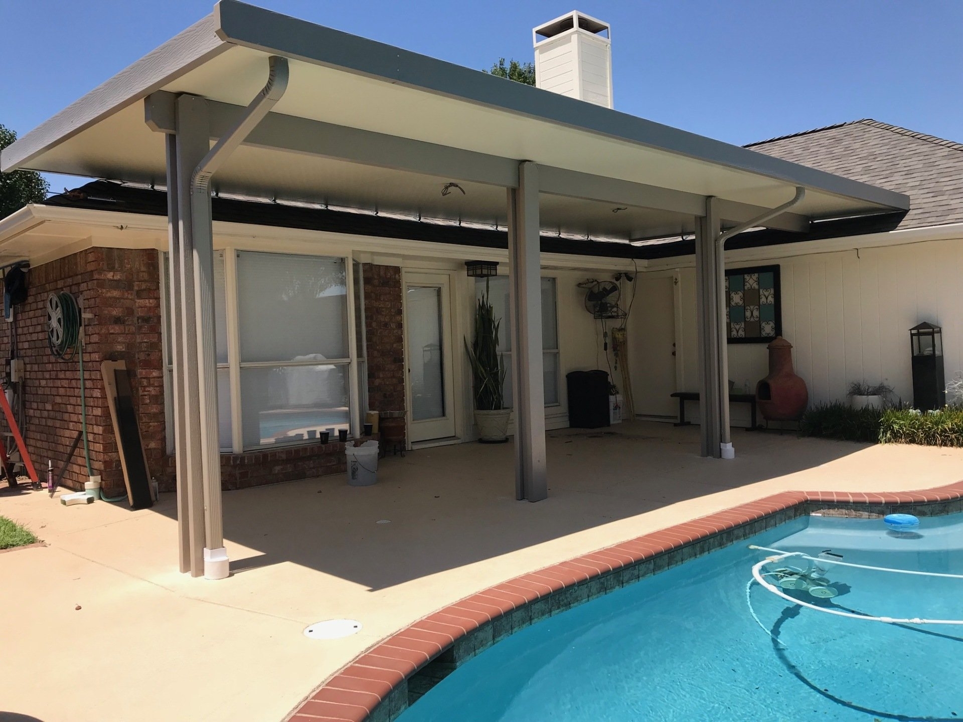 Pool Steel Patio Cover