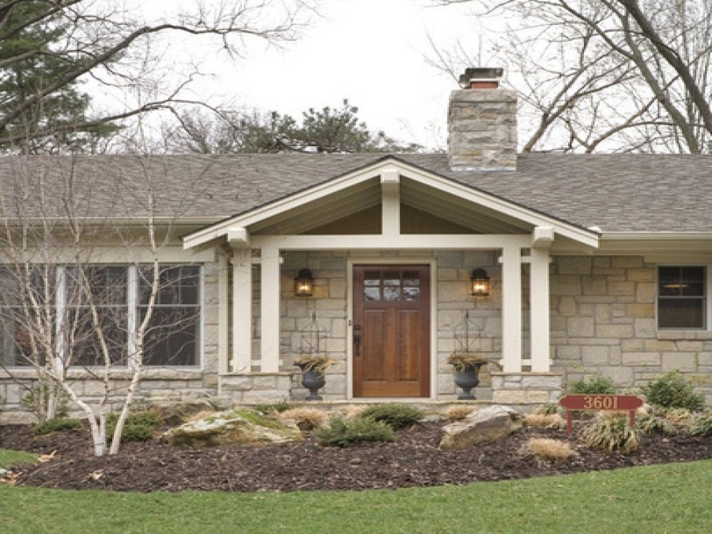 Ranch Style Front Porch Ideas