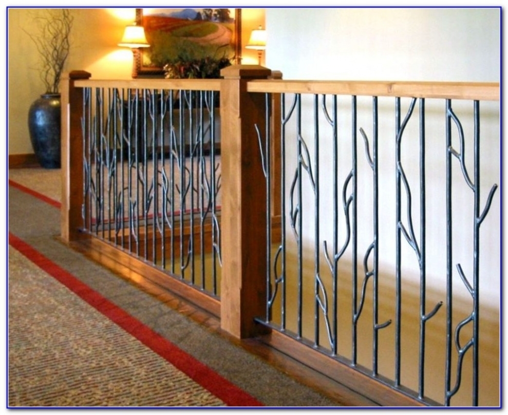 Wrought Iron Deck Stair Railing